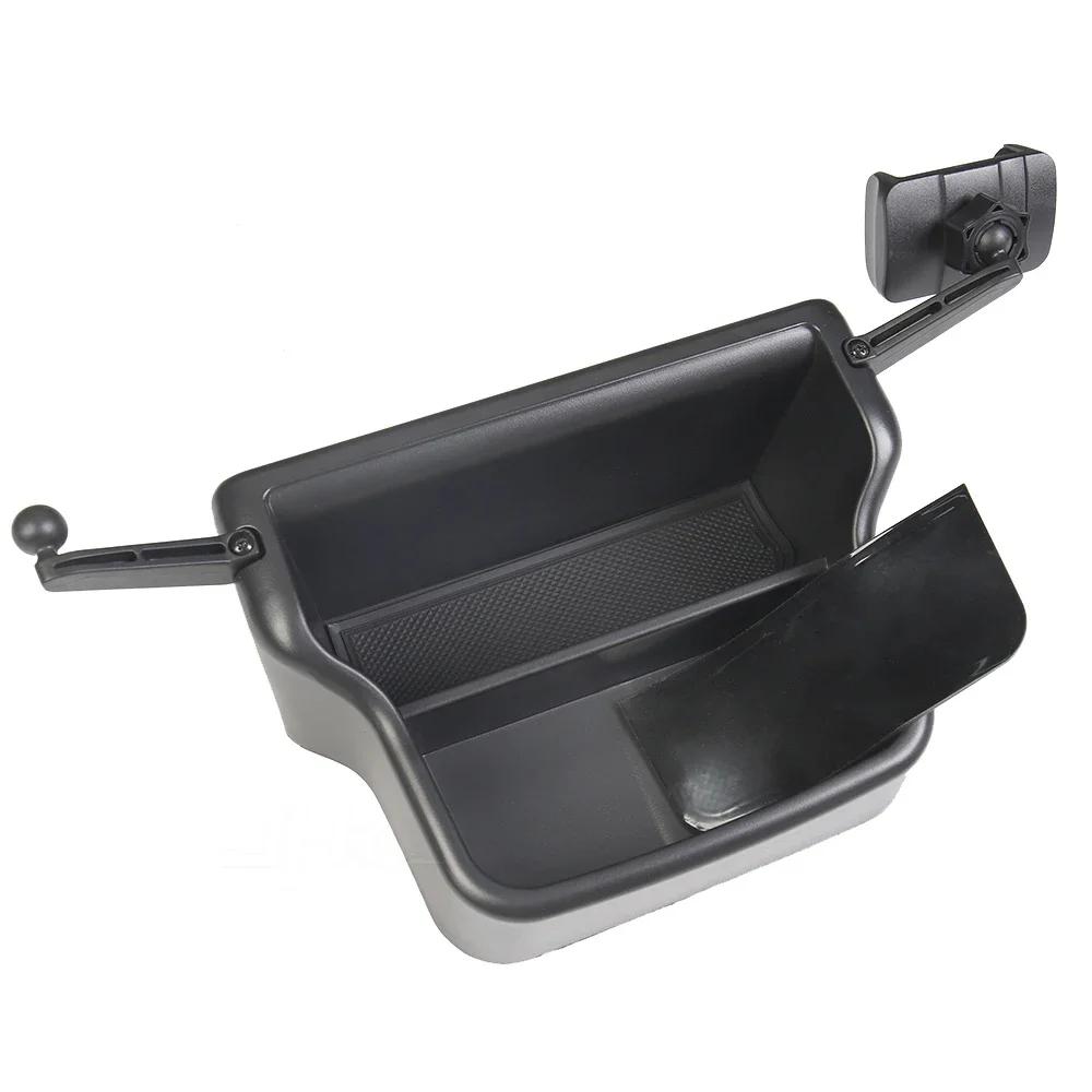 Central Control Screen Back Storage Box Phone Holder Tissue Glasses Tidying Right Rudder Interior Accessories For Mustang Mach-E