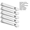 1/2/3/4/5Pcs Tie Clip Airplane Pattern 304 Titanium Steel Tie Clips Nickel-Free Finish Business Meeting Tie Clip Men Weddings Daily Wear