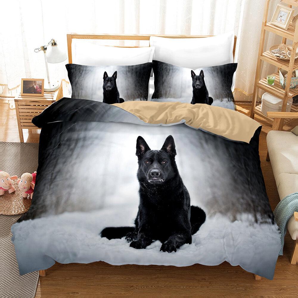 Animal, Dog Middle East Three-Piece Set, American 3D Digital Printing Kit