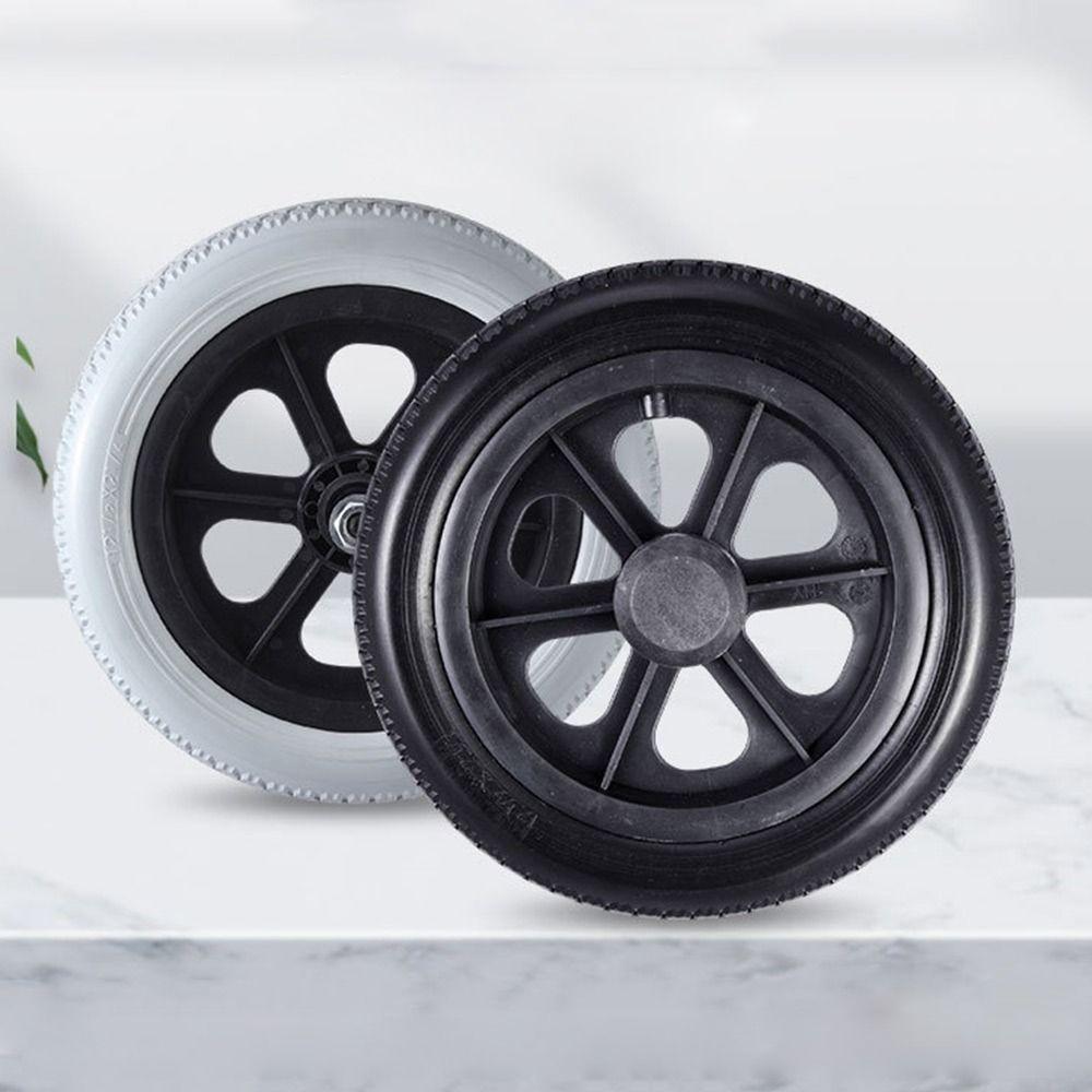 12Inch Shopping Cart Wheels Anti Slip Wear-resistant Travelling Trolley Caster Replacement Wheelchair Rear-wheel Castor