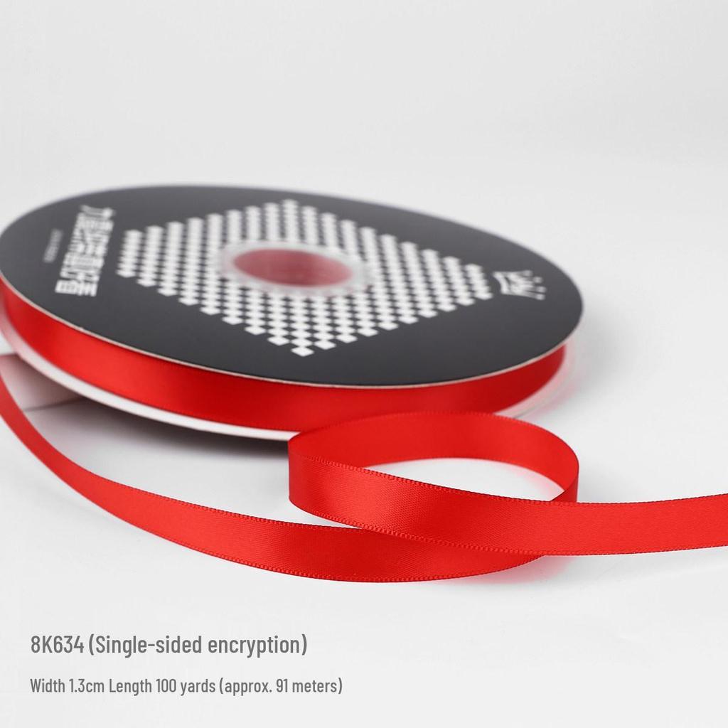 Festive Red Satin Ribbon for New Year, Weddings, Candy Ties, Balloons & Lanterns