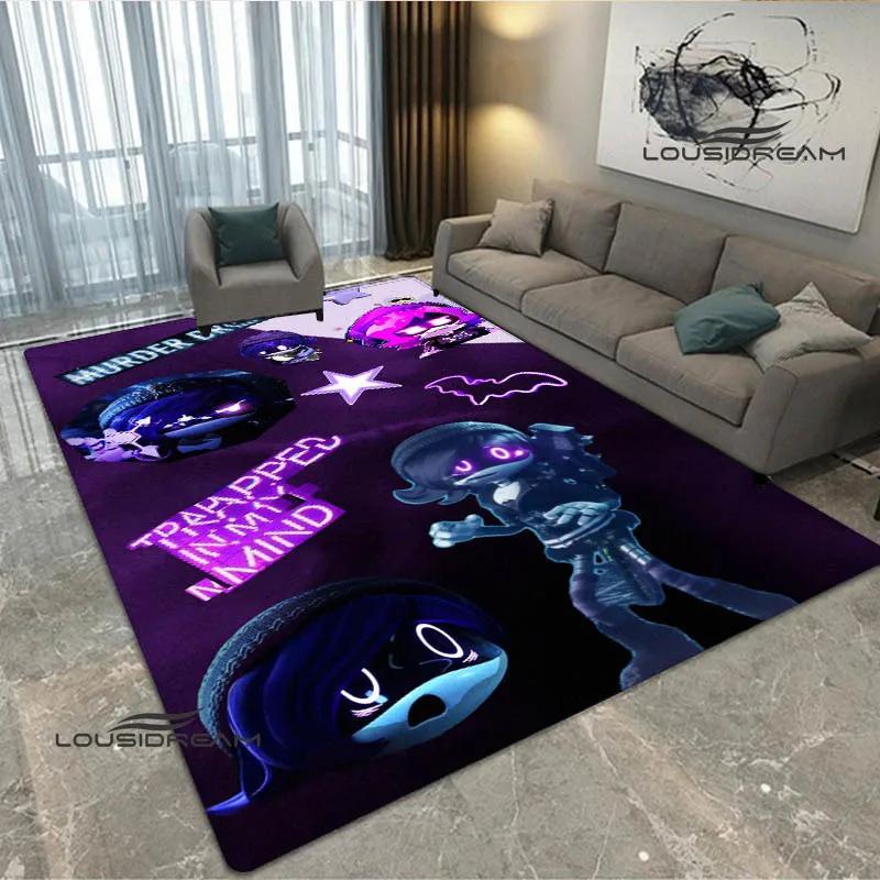 3D Murder-Drones Cartoon Printed Carpet Non-slip Carpet Washroom Floor Mat Fashion Yoga Mat Bedroom Decoration Birthday Gift