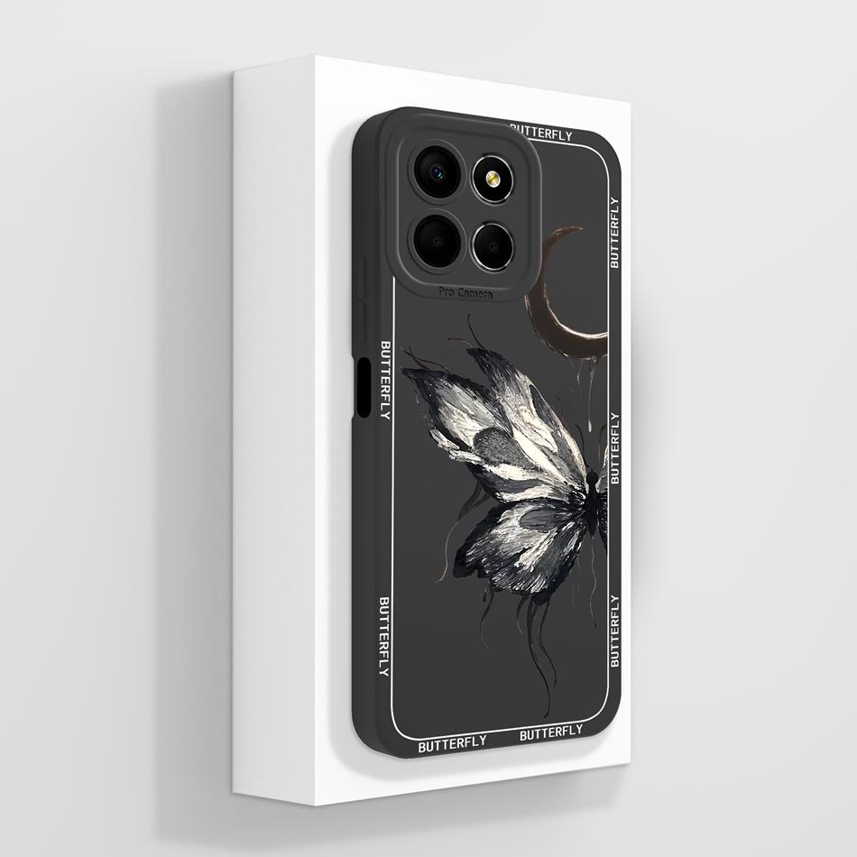 For Honor X8 X8B X8A Case Creative Paiting Cover For HonorX8B Honor X 8 5G Funda Soft Liquid Silicone Anti Drop Phone Back Cover
