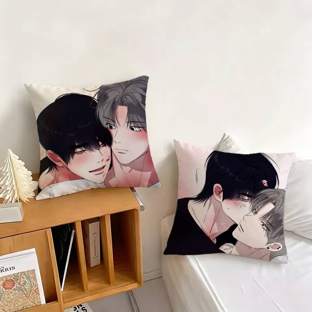 Unsleep Bl Anime Comic Pillow Case for Sofa Living Room Home office Decor Protective Cover