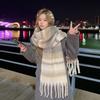 New mohair plaid scarf, versatile in autumn and winter, Korean atmosphere imitation cashmere small version student warm scarf