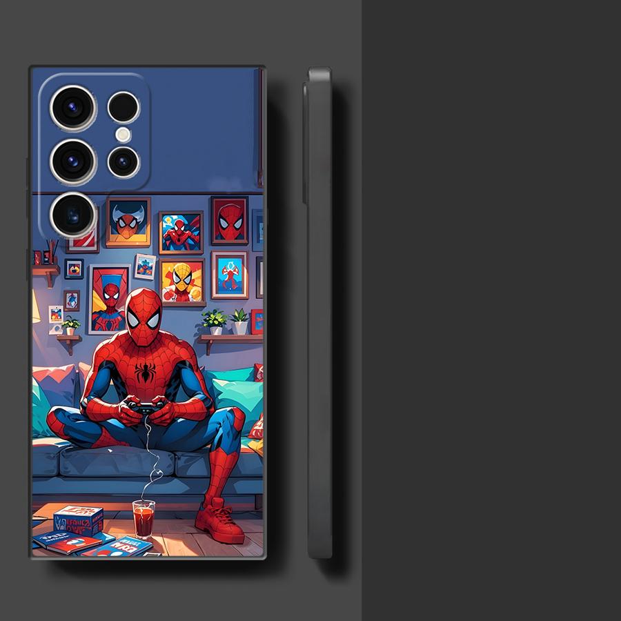 Funda Phone Cover Case for Samsung Galaxy S26 S10 S9 S25 Ultra S20 Note 20 Ultra 8 9 10 S23 S21 FE S24 Plus Marvel Spider Man