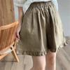 Women's High Waist Color Casual Trousers Workout Pants Shorts