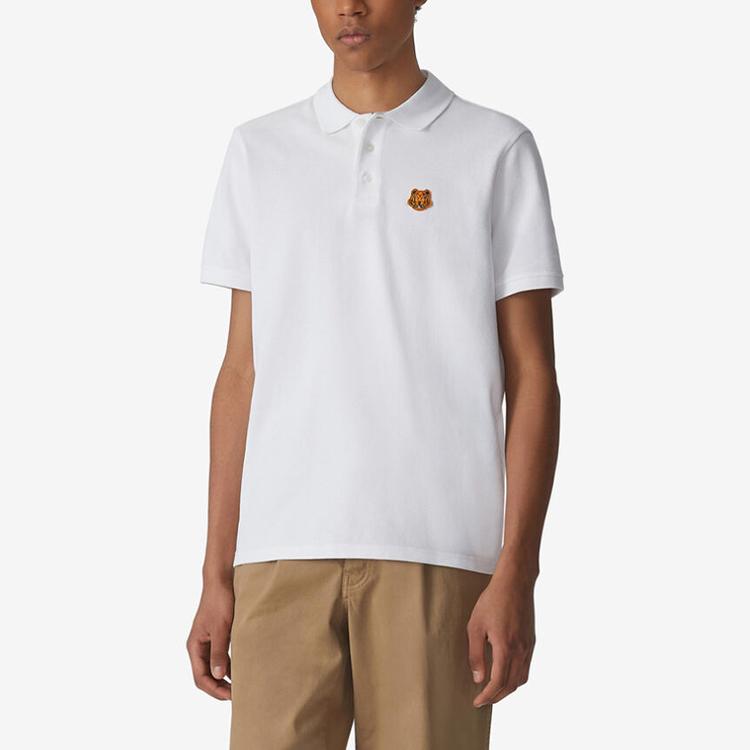 Kenzo SS21 Polo Shirt Men's White FA65PO0014PU-01