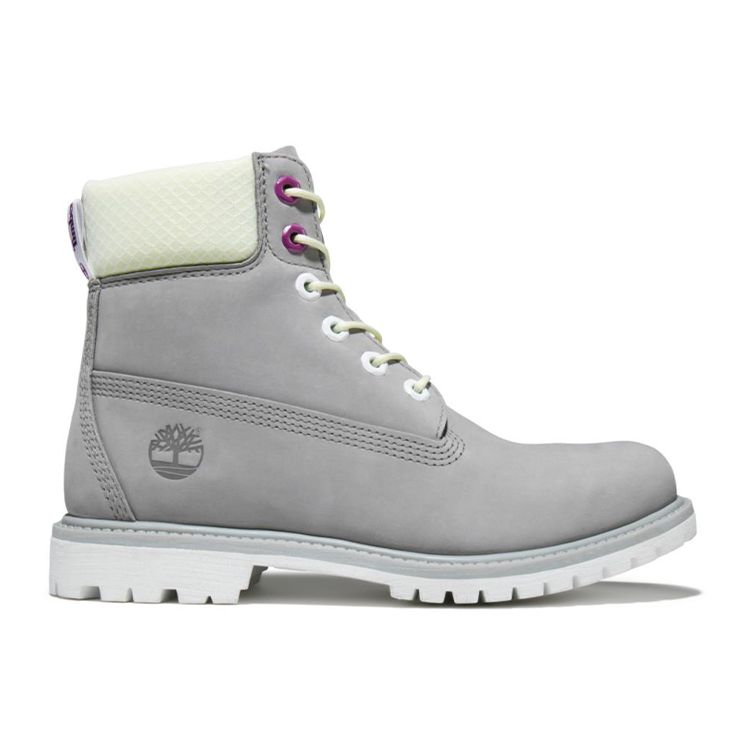 Timberland Premium Series Warm Comfortable Versatile Short Outdoor Boots Women boots Medium-Gray A2HWU085