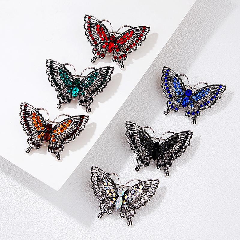 Vintage Butterfly Brooches For Women Coat Jewelry Party Ornaments