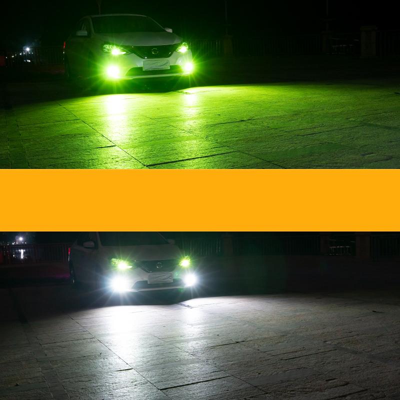 

2 шт. H3 H7 H16 H8 Автомобильные светодиодные противотуманные фары H11 Светодиодные двухцветные стробоскопические противотуманные фары HB3 9005 HB4 9006 Авто противотуманные фары 9005/HB3 лимон/белый