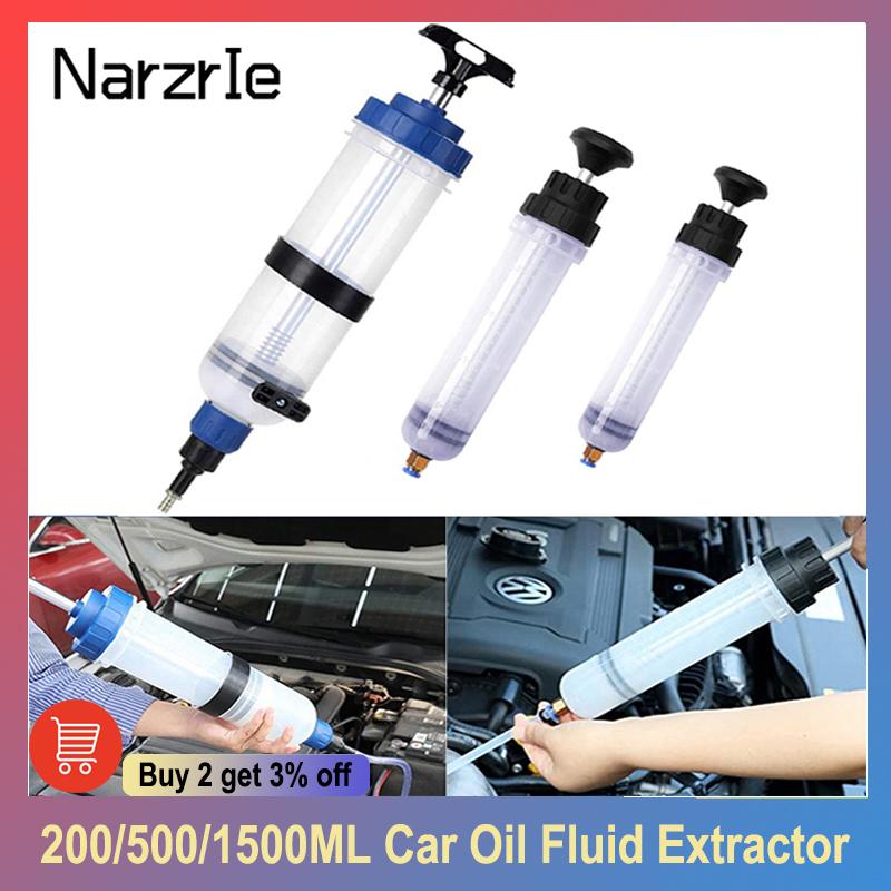 200/500/1500ML Car Oil Fluid Extractor Filling Syringe Delivery Bottle Manual Pumping ATV Boat Oil Fluid Transfer Pump