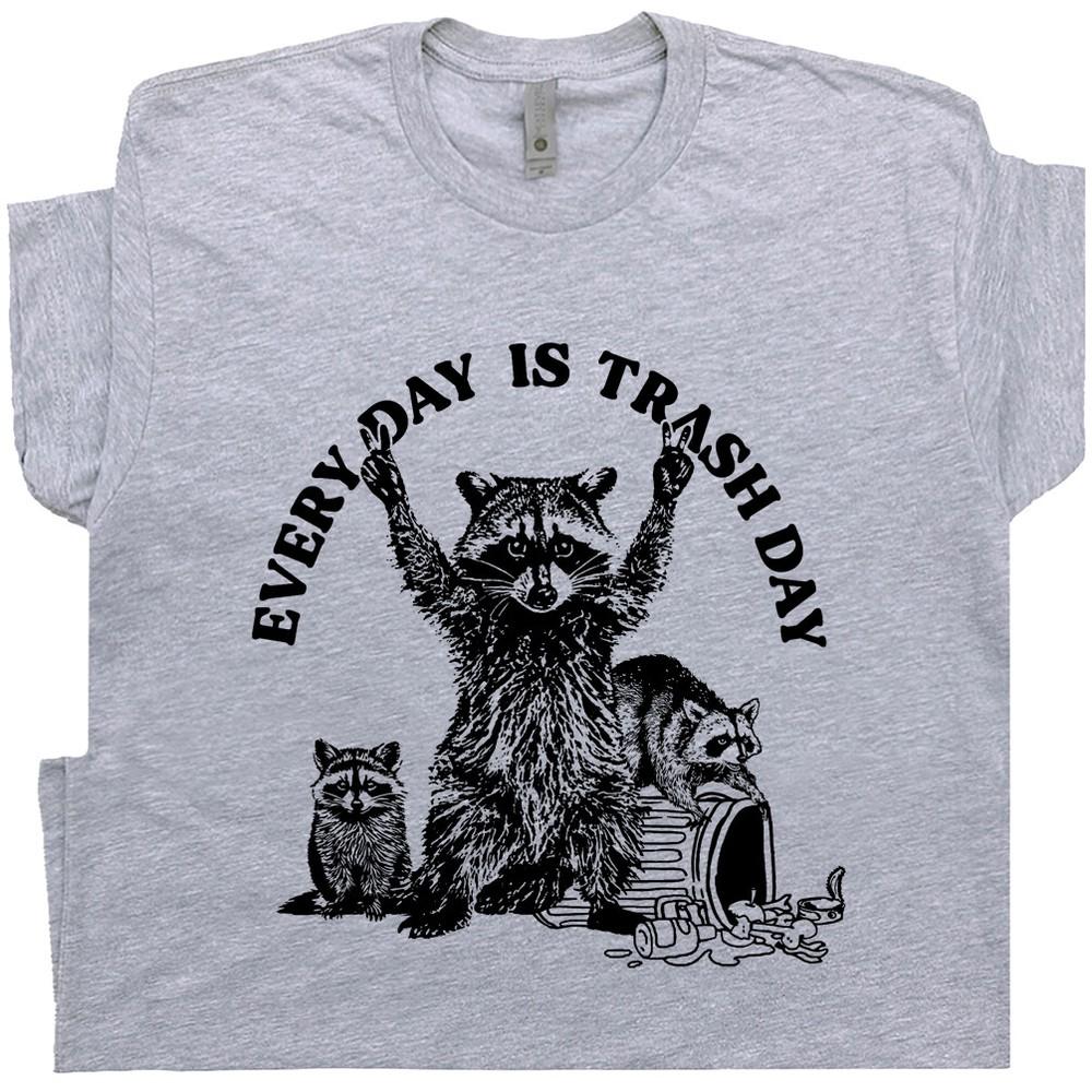 

Raccoon Shirt Funny Raccoon T Shirt For Women Men Every Day Is Trash Day Possum 4XL