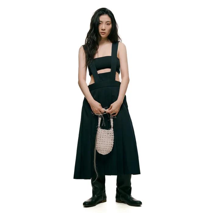 [TOAKNET X MISU A BARBE]_Shoulder Net Bag White