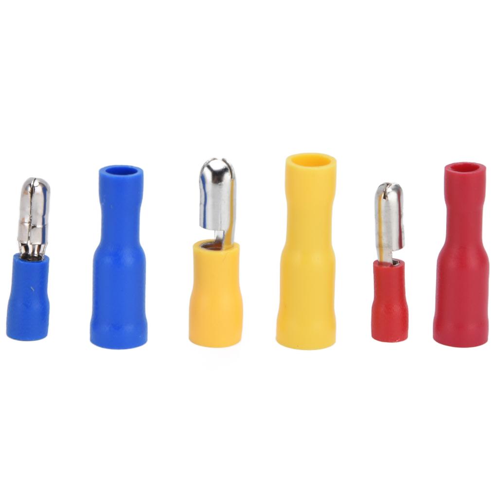 250pcs Electrical Connectors Cold Pressed Connector Terminals with Storage Box for Power Distributio