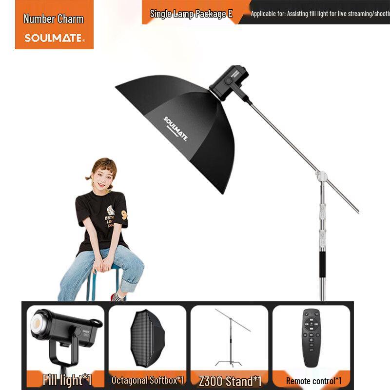 SOULMATE E300BiMax 300W Bi-Color COB LED Video Light