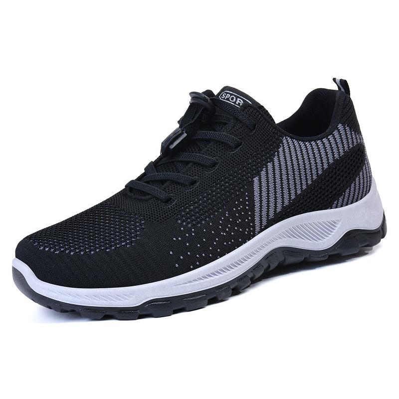 Walking Shoes Women's Spring New Middle-aged and Old Soft-soled Running Shoes Couple Breathable Sports Shoes Gifts Travel Shoes