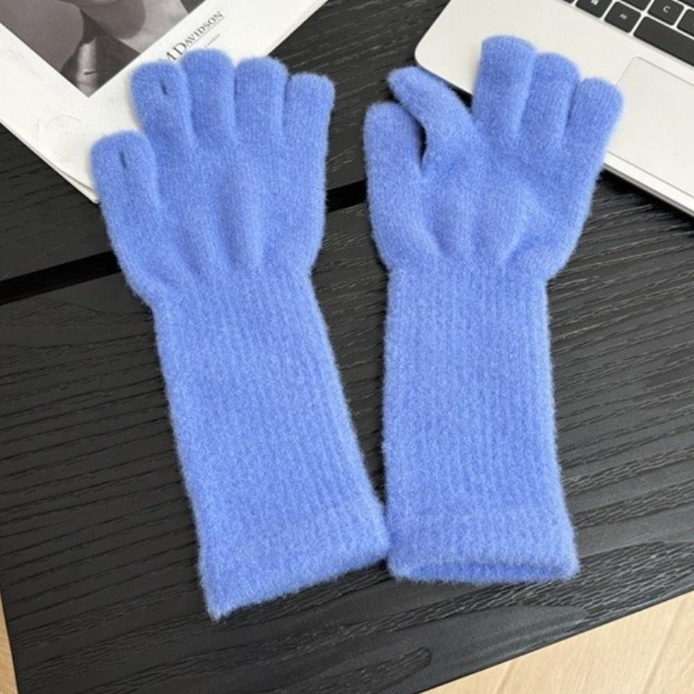 1 Pair Warm Insulation Knitted Glove Touchscreen Winter Glove Durable Warm Handwear Outdoor
