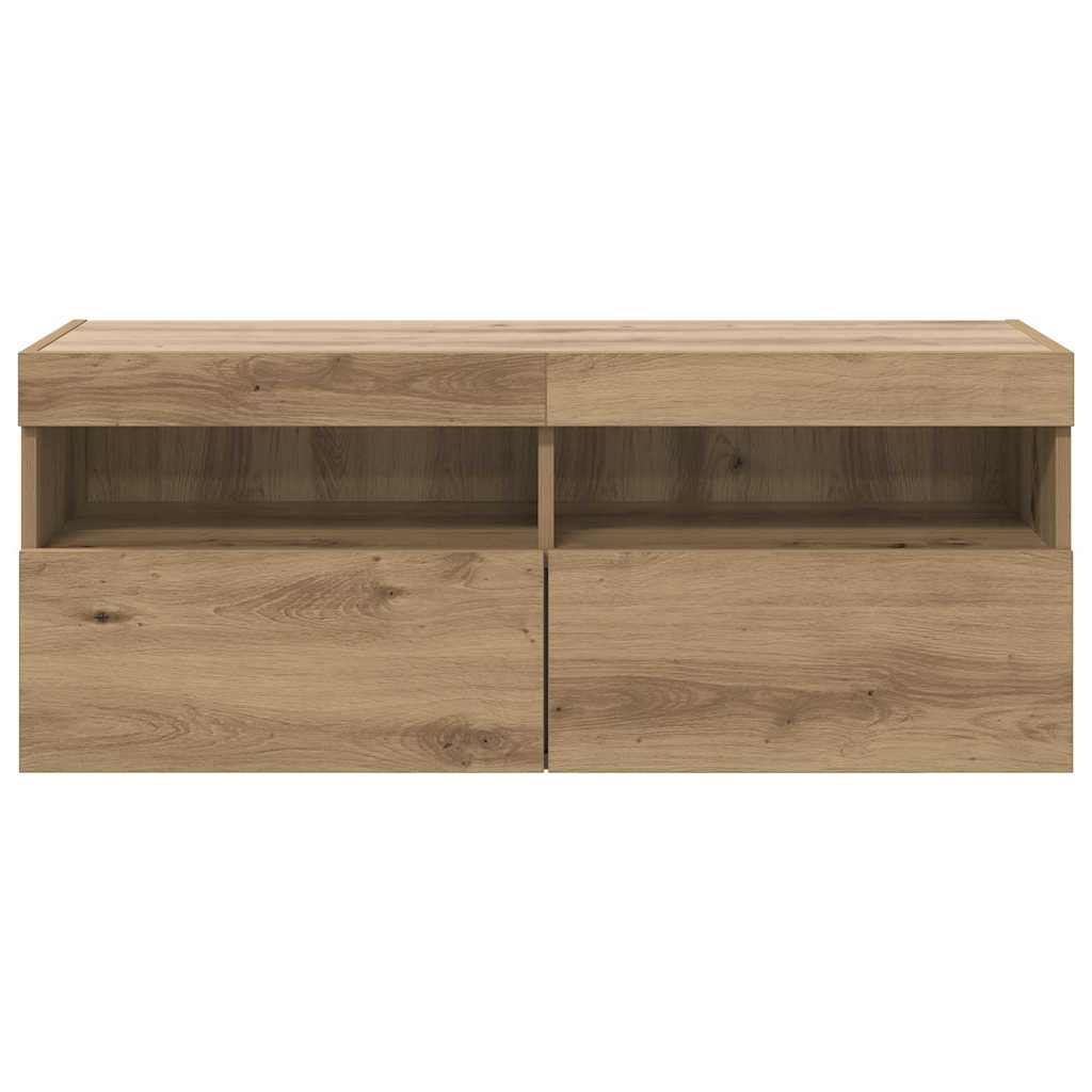 TV Wall Cabinet Artisan Oak 100 x 30 x 40 cm Particleboard