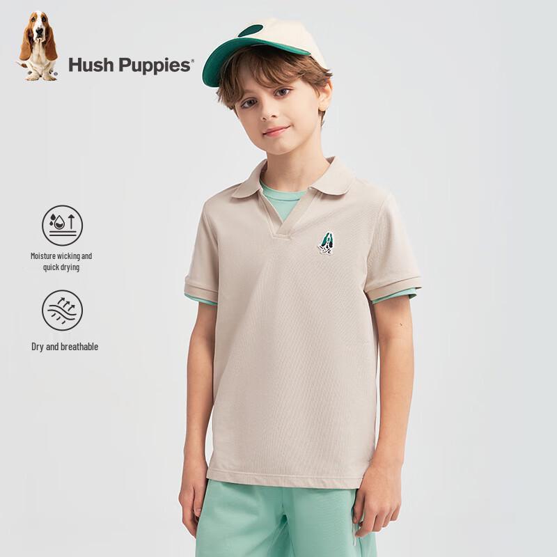 

Hush Puppies Boys Short Sleeve Quick-Dry Polo T-Shirt 150