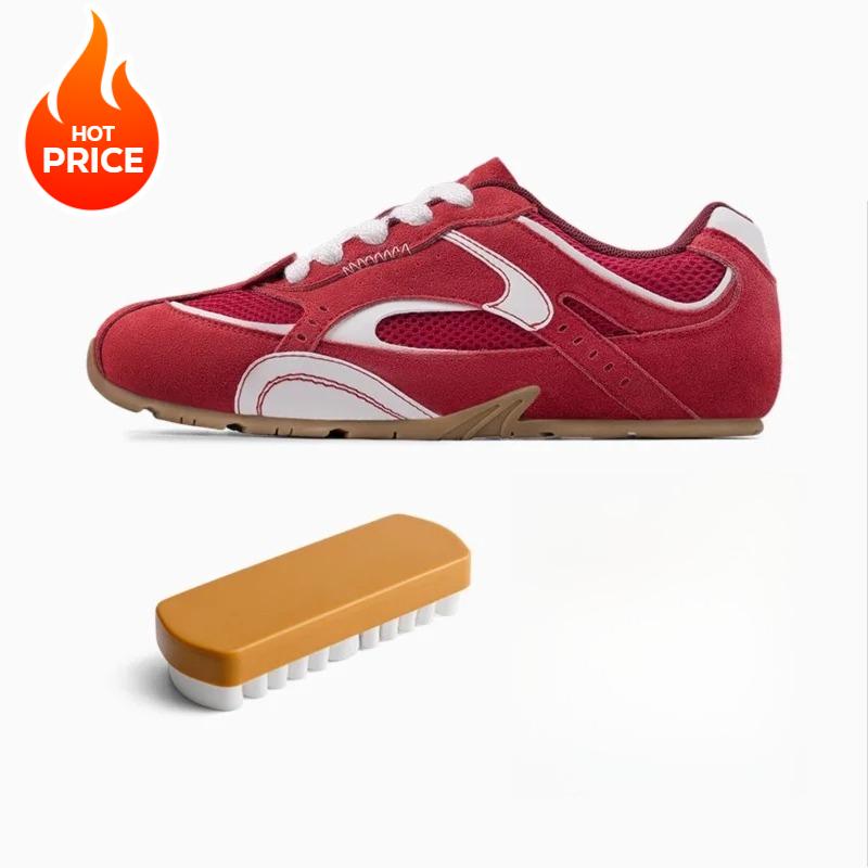 

Brand New Red Flats Casual Shoes Couple Style Breathable Mesh Moral Training Shoes Men s Sports and Casual Shoes 36 червоний