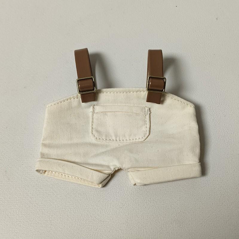 Labubu Doll Outfit: Fisherman Hat & Overalls Set for First & Second Gen Dolls