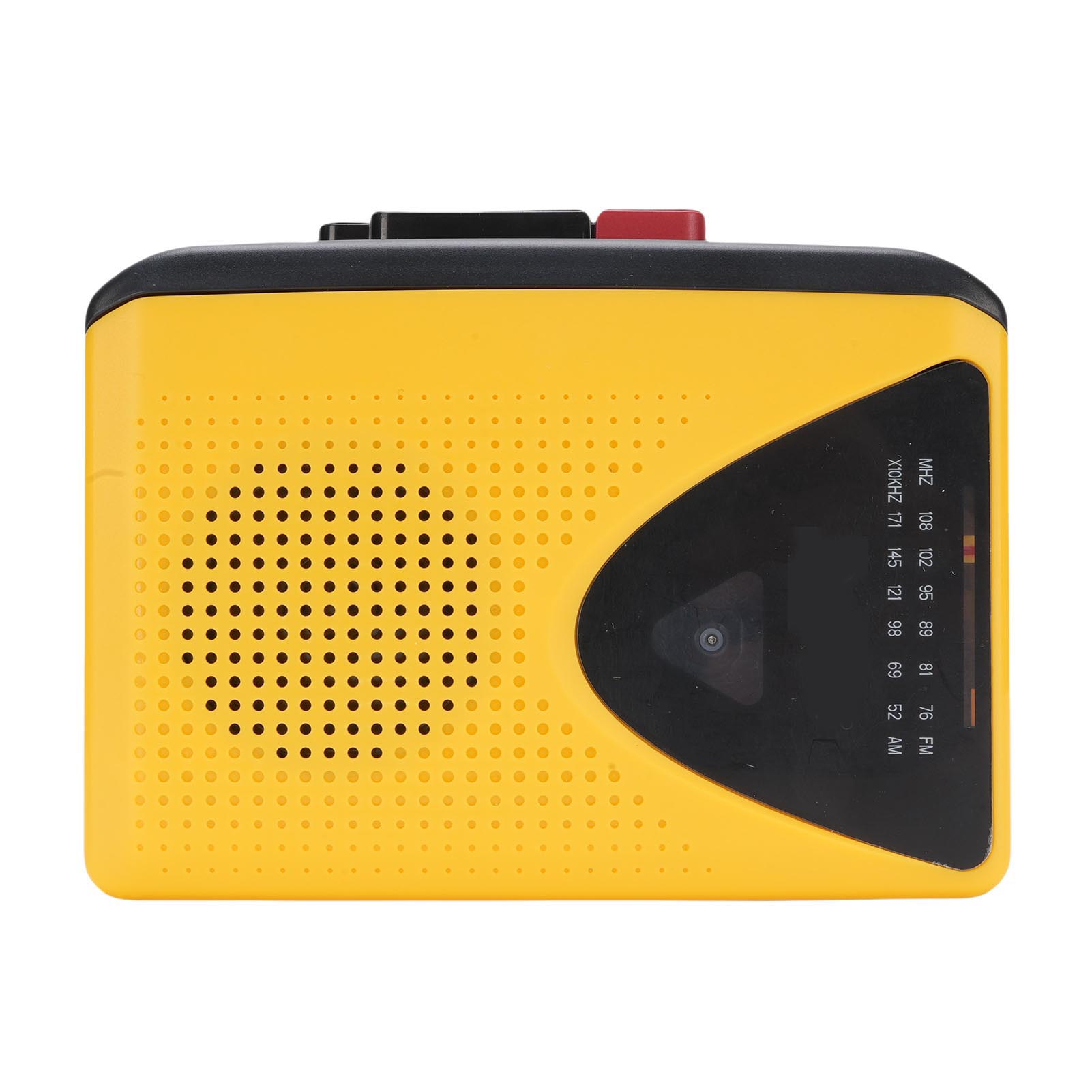 

Ретро кассетный плеер магнитофон портативное AM FM радио с большим динамиком и разъемом для наушников встроенный микрофон для дома