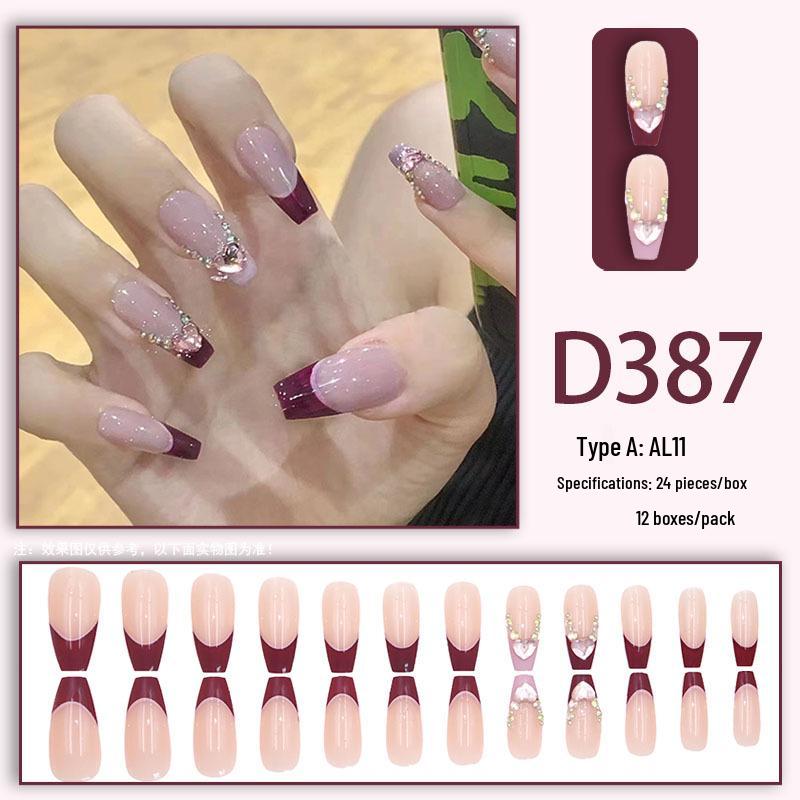 Summer Fresh Peach Heart Ombre Nail Art with Diamond Accents