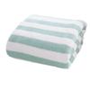 Premium Coral Fleece Face Towel - Absorbent, Quick-Drying, Non-Shedding, Striped Bath Towel for Adults