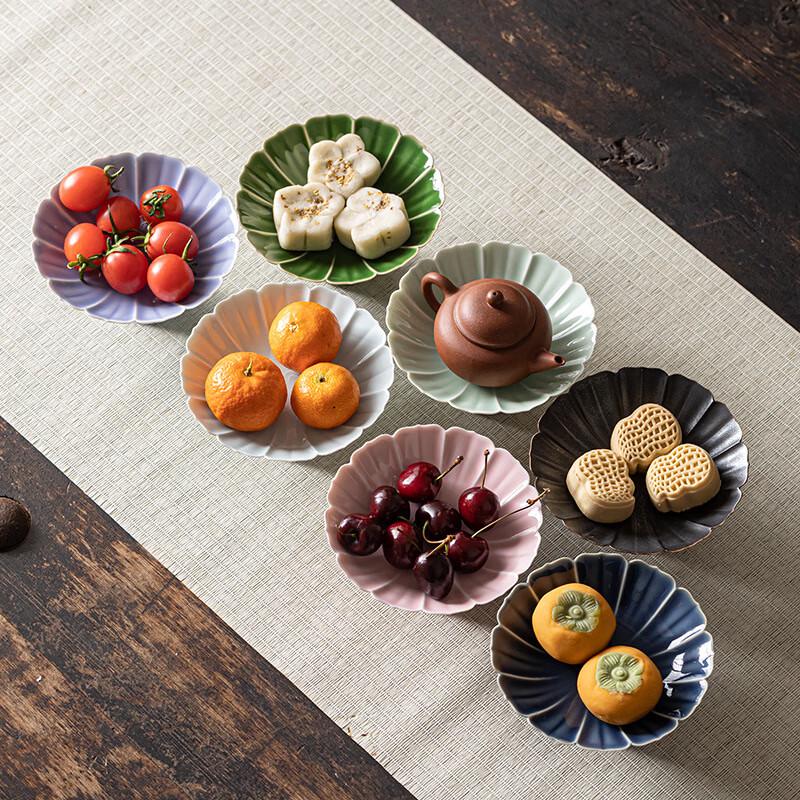 

Retro Zen Ceramic Fruit & Snack Plate