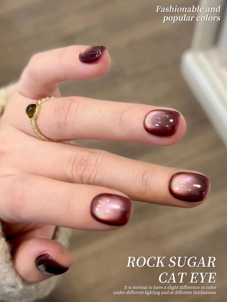 2025 Temperament Crystal Cat Eye Gel Nail Polish