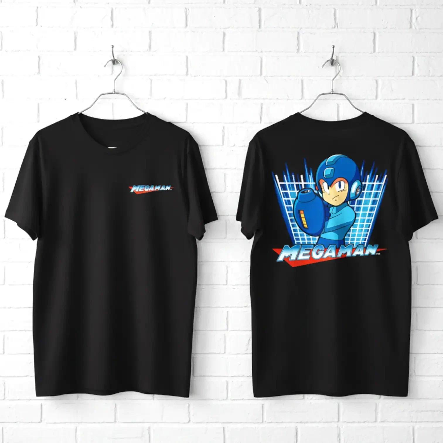 Megaman Gunner Grid Men s T Shirt L