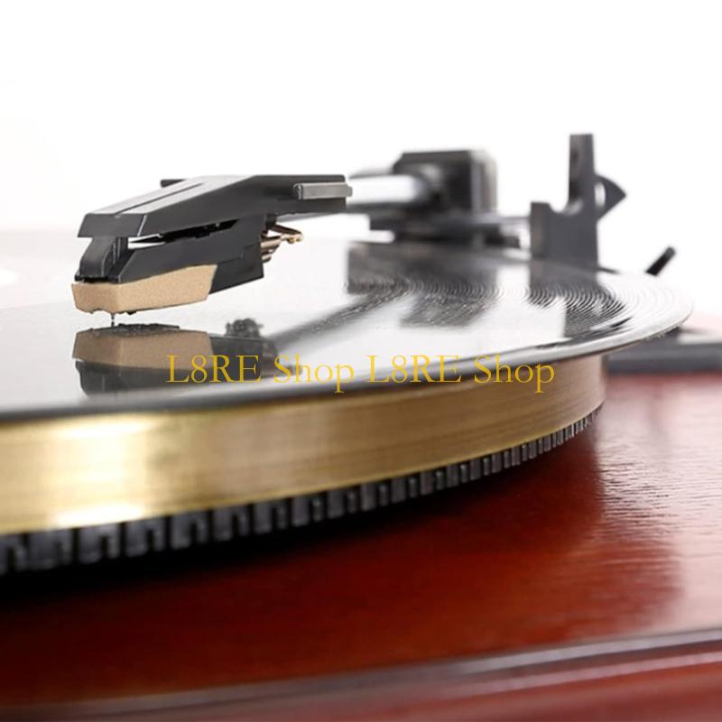 L8RE 4PCS Diamond Styluses Needle Replacement Set with Cleaning Brush Record Player Needle for Turntable Record Players