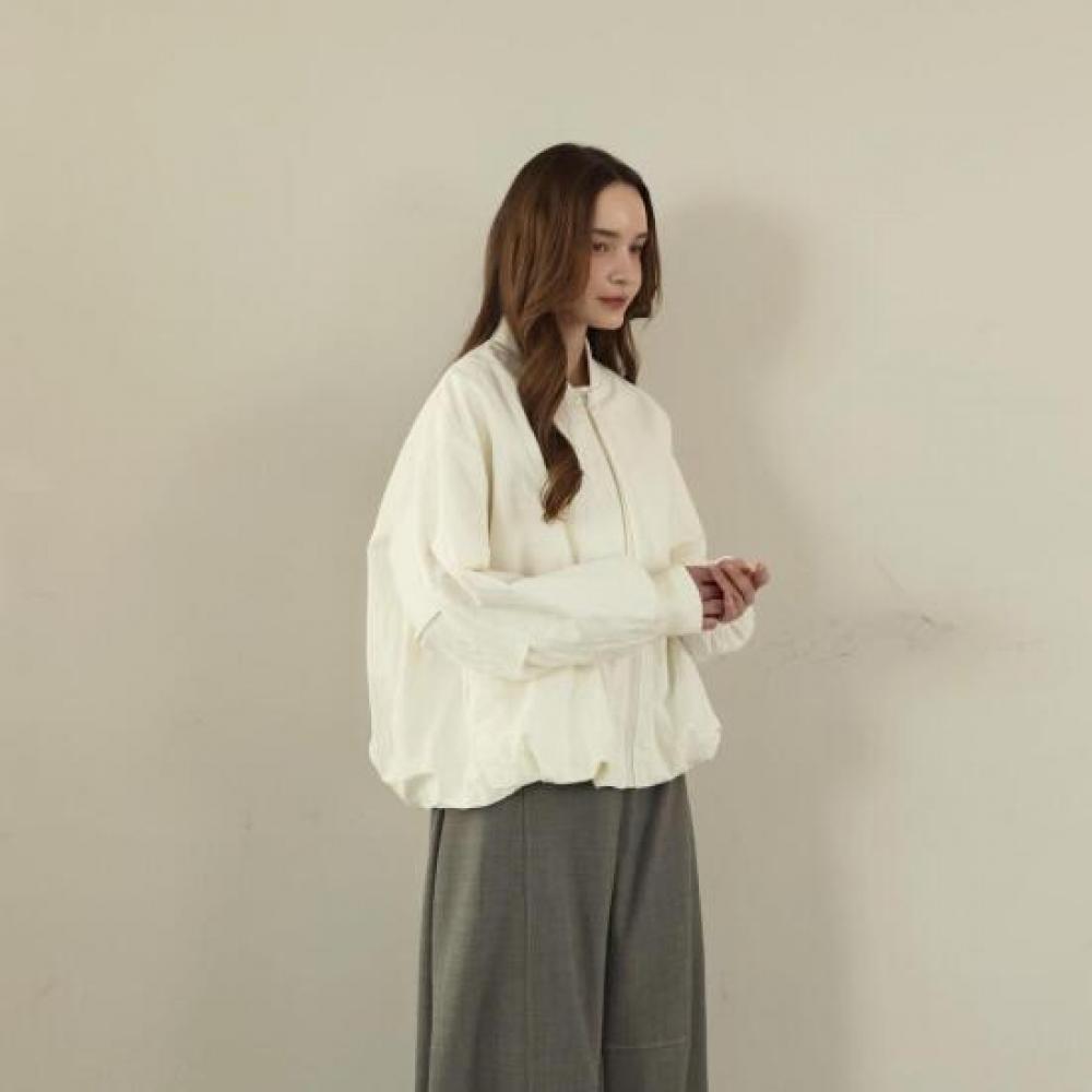 New Arrivals Open Run Balloon Windbreaker Jacket Women Spring Bomber