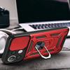 Coque - E.F.CONNECTION - Xiaomi 11 Lite 5G - Rouge - Antichoc - Support 360°