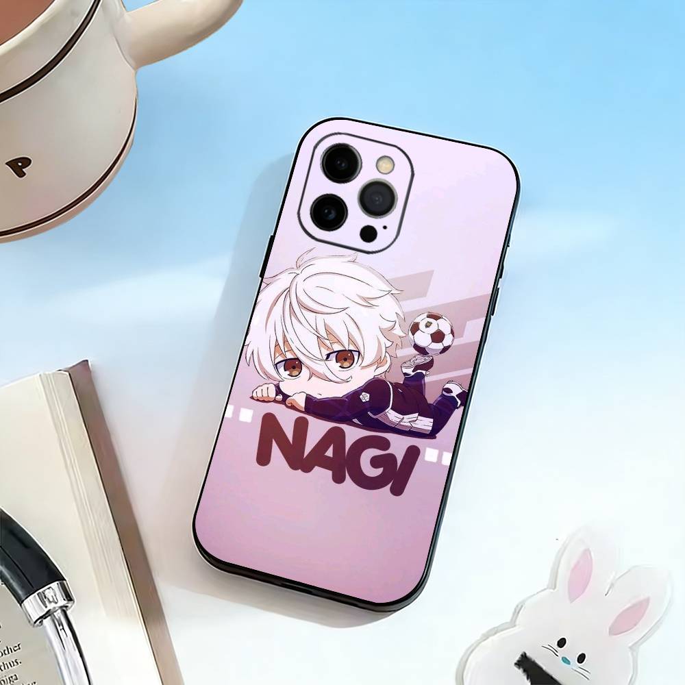 Blue N-Nagi Seishiro Phone Case For iPhone 17, 16,15,14,13,12,11 Plus,Pro Max, Others Soft Black Cover