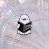 Eyecatching Brooch Ghost Pin Quirky Cartoon Metal Badge Decorative Gift Halloween