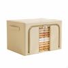 Framed foldable Clothes container Design FrontOpening Storage Box Stackable textile