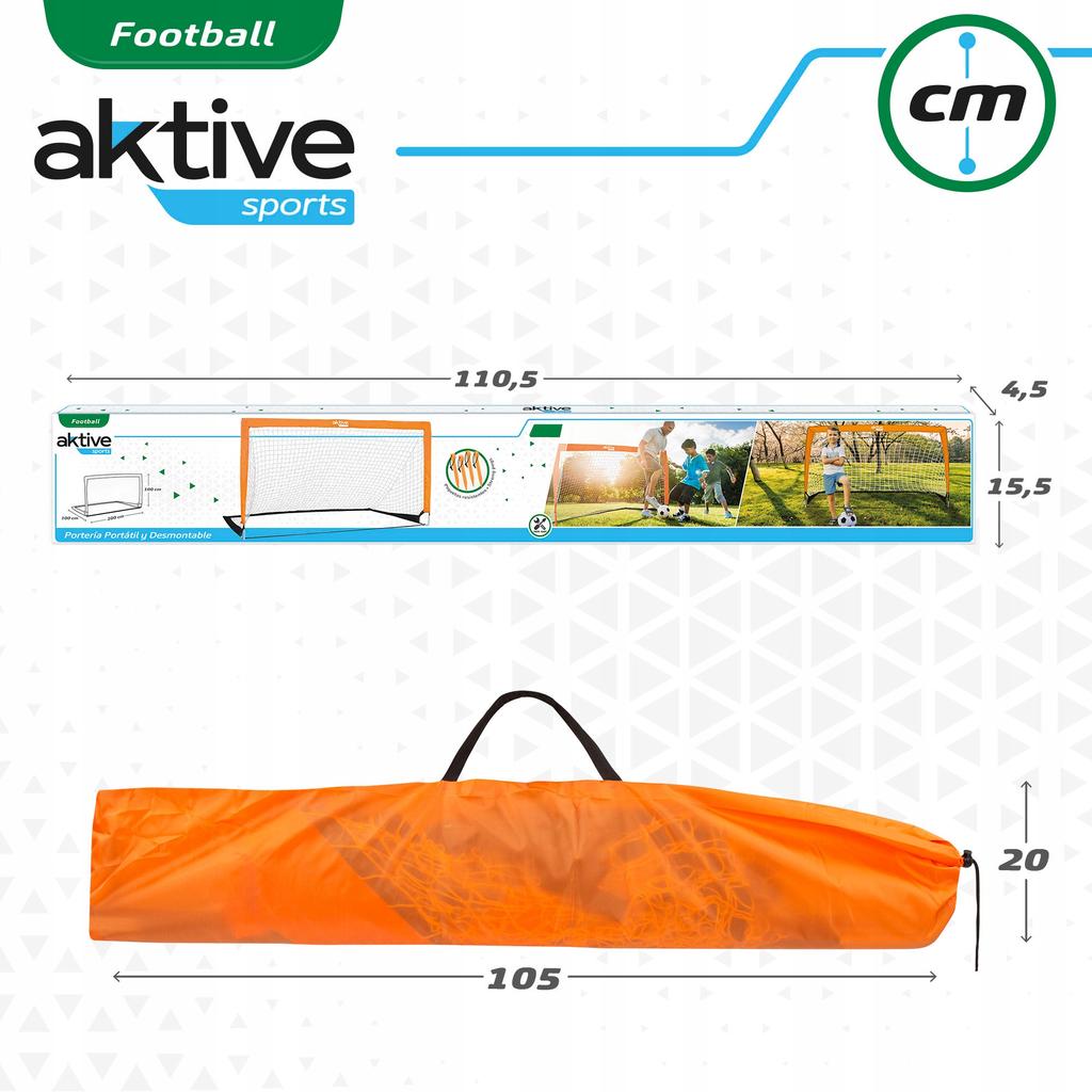Football Goal 200x100x100cm-Active