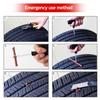 Car Tire Repair Tool Set with Glue Rubber Stripes Tools for Motorcycle Bicycle Tubeless Tyre Puncture Quick Repairing Kit