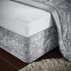 Top Quality Thicken Bed Base Wrap Skirts Valance-Crushed Velvet Divan Frame Cover- Fully Elastics and Three Sides Fabric