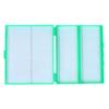 1PCS 4 Colors Plastic Rectangle Hold 100 Microslide Slide Microscope Box Laboratory Supplies Material Teaching