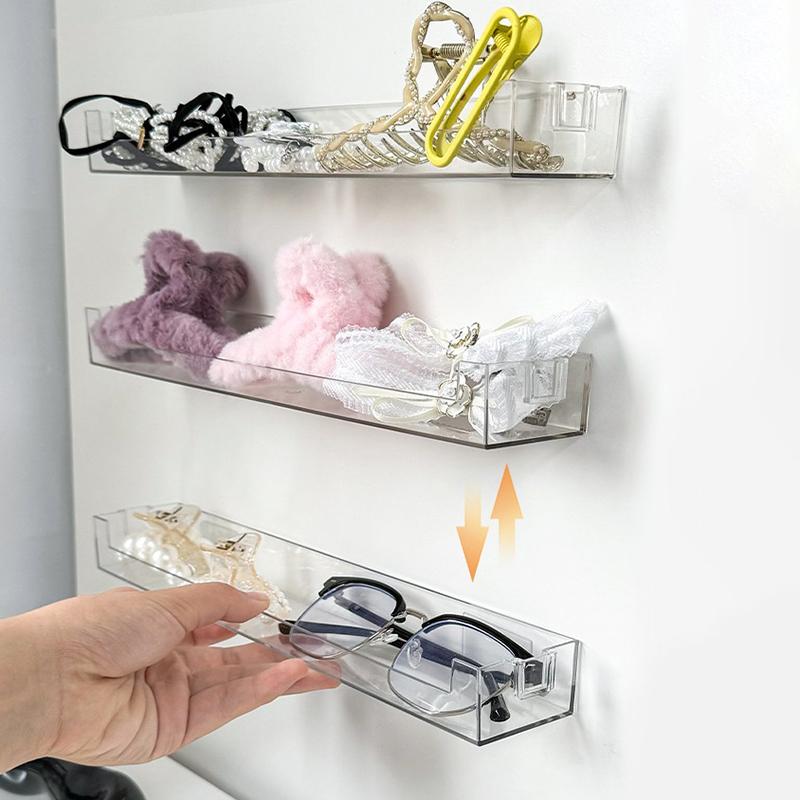 

Shark Clip Storage Box Wall Mounted Hair Accessory Storage Rack Children Headwear Hair Rings Grab Clips Display Holder 1pcs