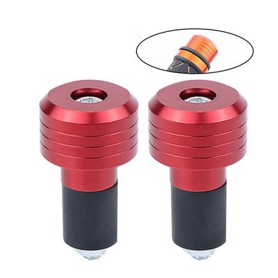 Handlebar Balance Terminal Handlebar Grips Pair Of Universal Aluminum Alloy Motorcycle Grip Handlebar Ends Weight Balance Plug