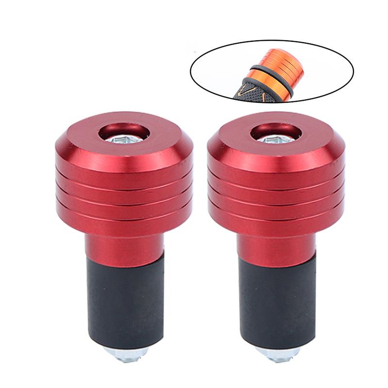 Handlebar Balance Terminal Handlebar Grips Pair Of Universal Aluminum Alloy Motorcycle Grip Handlebar Ends Weight Balance Plug