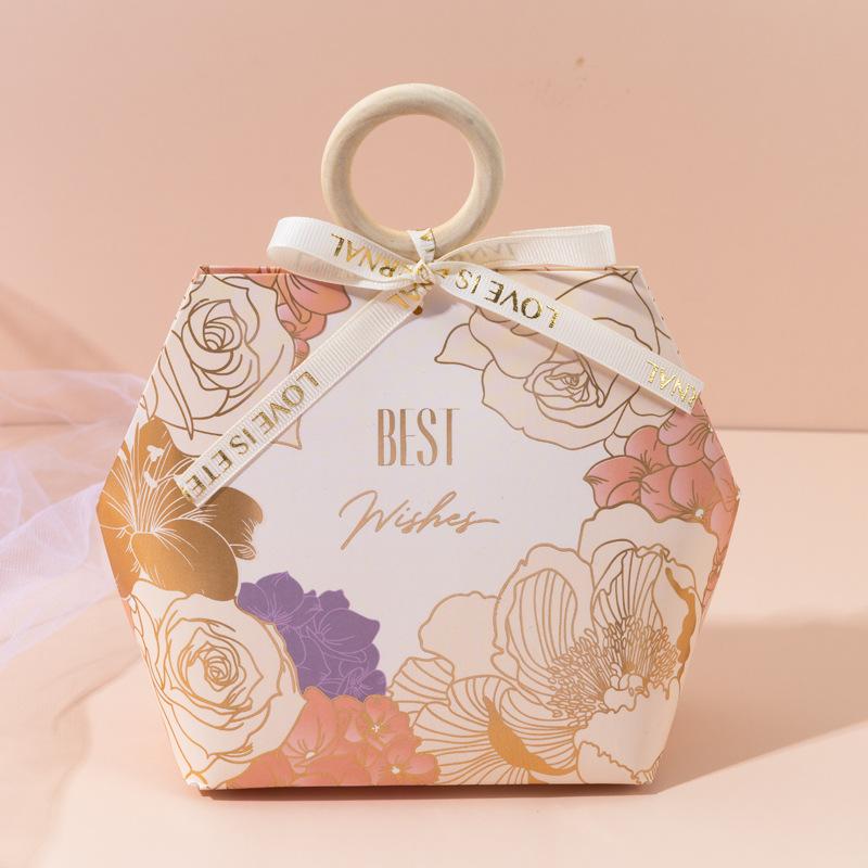 5pcs Boutique Candy Gift Box Wedding Candy Wedding Favor Gift Box Chocolate Box Birthday Party Decoration Festive Party Gifts