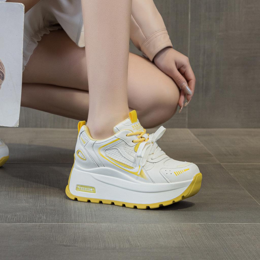 Thick-soled small spring new casual height-increasing Forrest Gump shoes