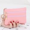 Soft Mini Card Holder Wallet Multi-functional Bag Women Wallet Clutch Zip Female Short Small Coin Purse Money Bag