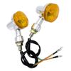 2 Pcs Universal Motorcycle Turn Signal Light Indicator Light For GN125 Cafe Racer For Harley Lamp Super Bright