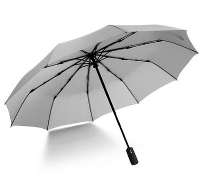 Three-fold Fully Automatic Folding 10-open Automatic Umbrella Umbrella Anti-rainstorm